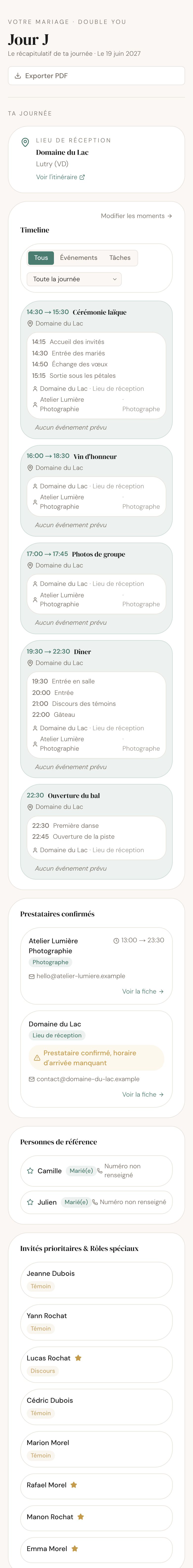 Jour J sur téléphone